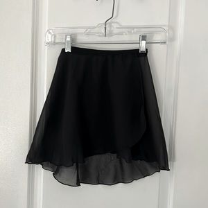 Black Wrap Ballet Skirt